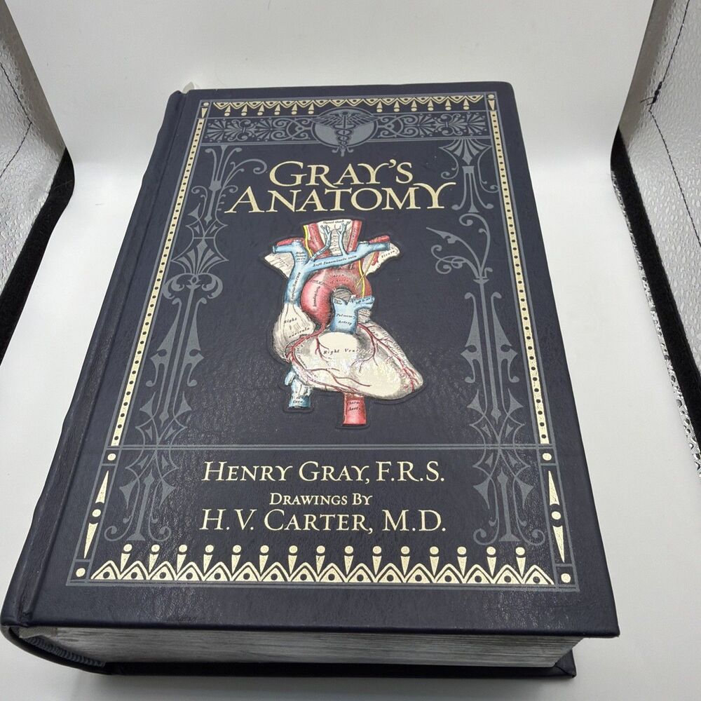 Gray's Anatomy Collectible Leather Bound Henry Gray, F.R.S. Hardcover Like New